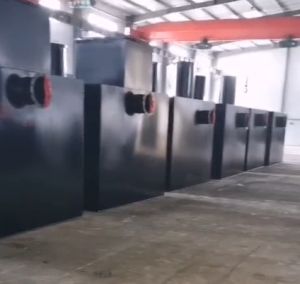 10臺(tái)生活污水處理設(shè)備制作完畢